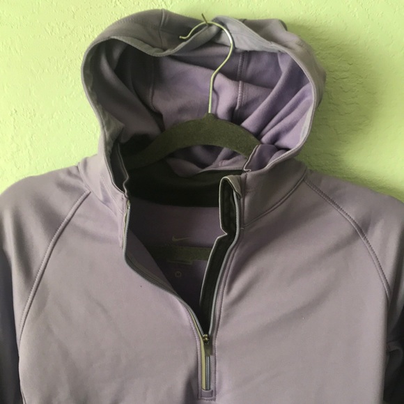 Lavender Nike zip Sweatshirt - Picture 2 of 6